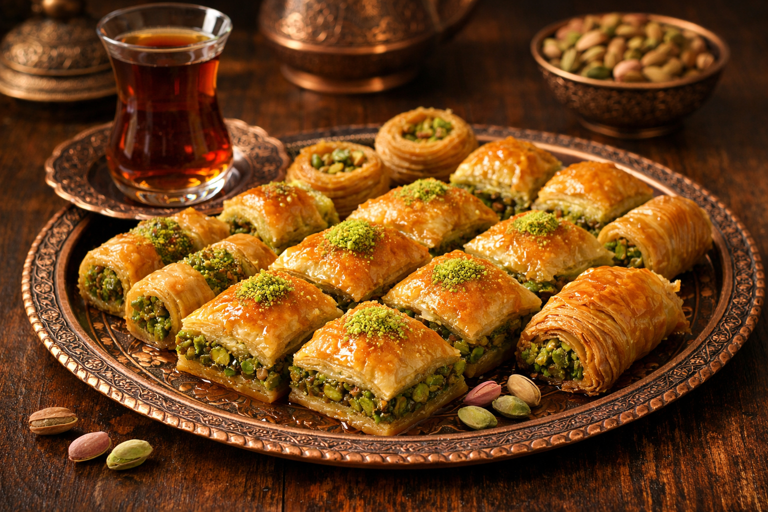 Geleneksel serbetli tatlilar cesitleri